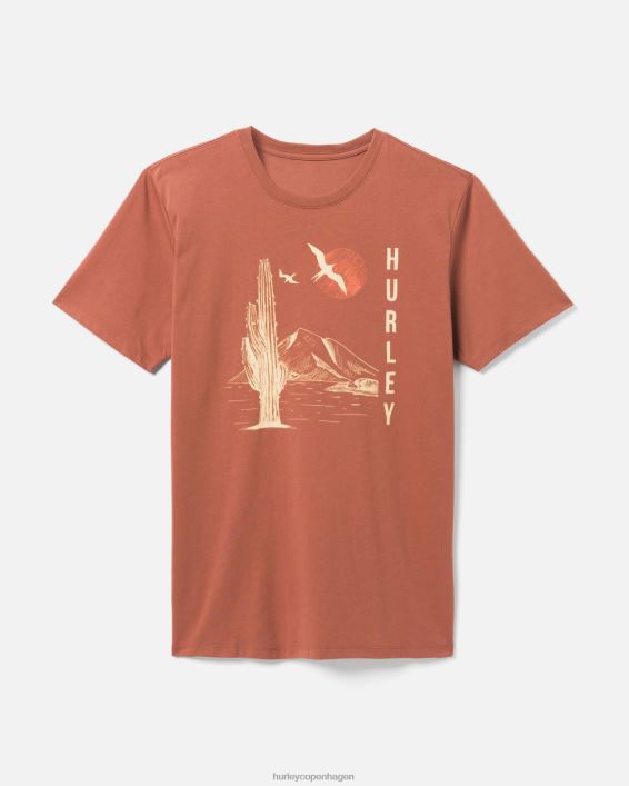 hverdag udforske frokosttid dreamin t-shirt Mænd zion rust tøj Hurley D404N358