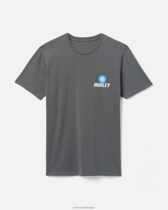 hverdag udforske glad sol fyr t-shirt Mænd ion grå tøj Hurley D404N295