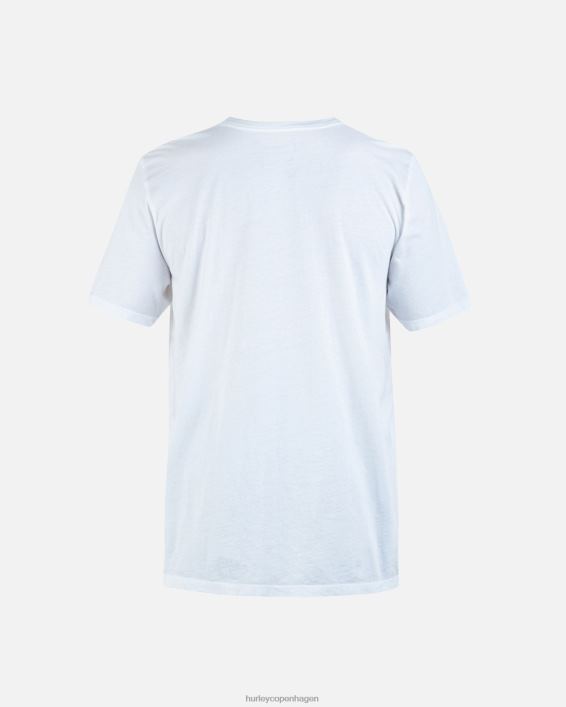hverdagens eneste solid t-shirt Mænd hvid tøj Hurley D404N262