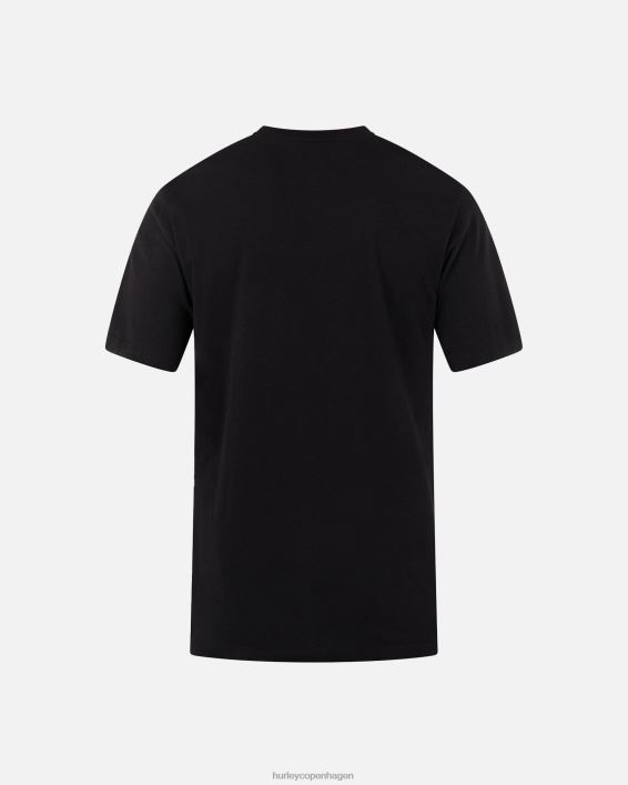 hverdagens eneste solid t-shirt Mænd sort tøj Hurley D404N273