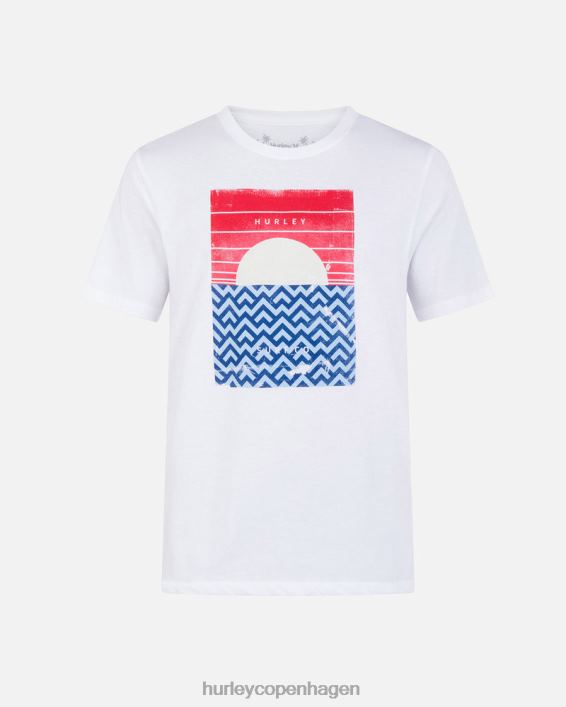 hverdagens tålmodighed kortærmet t-shirt Mænd hvid tøj Hurley D404N75