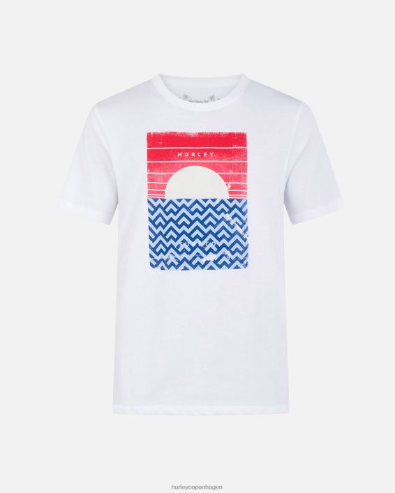 hverdagens tålmodighed kortærmet t-shirt Mænd hvid tøj Hurley D404N75