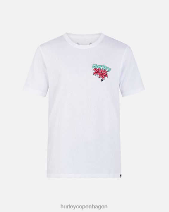 hverdags aloha dame kortærmet t-shirt Mænd hvid tøj Hurley D404N72