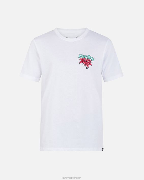 hverdags aloha dame kortærmet t-shirt Mænd hvid tøj Hurley D404N72