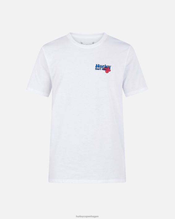 hverdags birdies kortærmet t-shirt Mænd hvid tøj Hurley D404N69