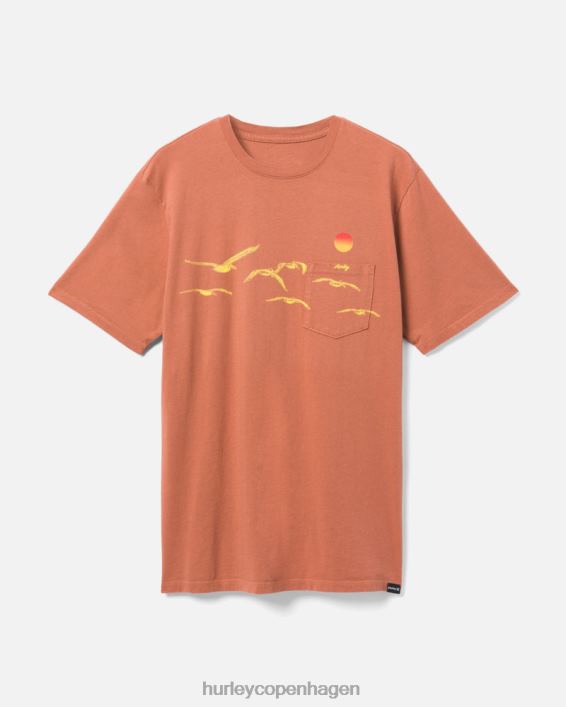 hverdags flok lomme t-shirt Mænd zion rust tøj Hurley D404N360