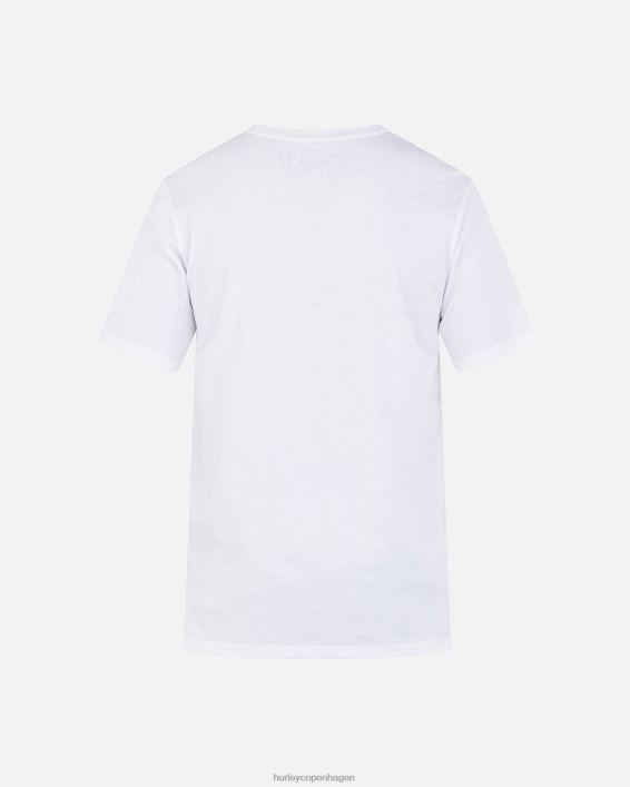hverdags halekulani lomme kortærmet t-shirt Mænd hvid tøj Hurley D404N14