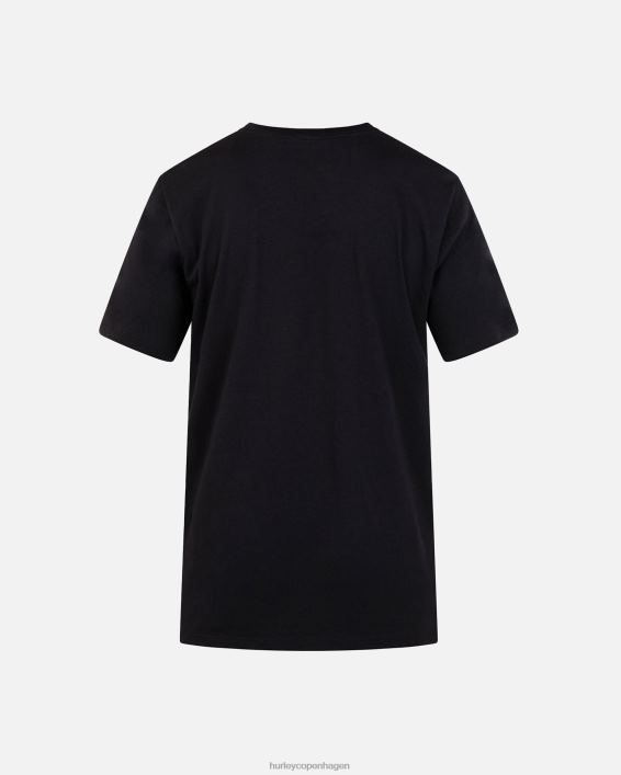 hverdags halekulani lomme kortærmet t-shirt Mænd sort tøj Hurley D404N16