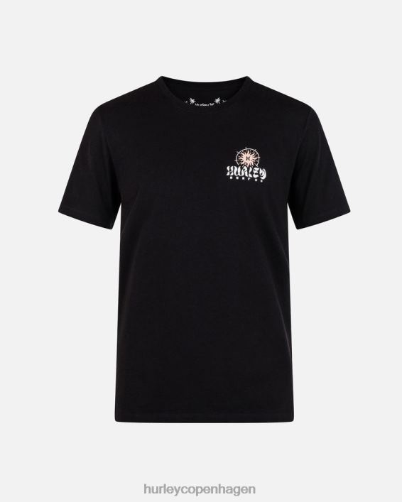 hverdags-kosmisk groove kortærmet t-shirt Mænd sort tøj Hurley D404N19
