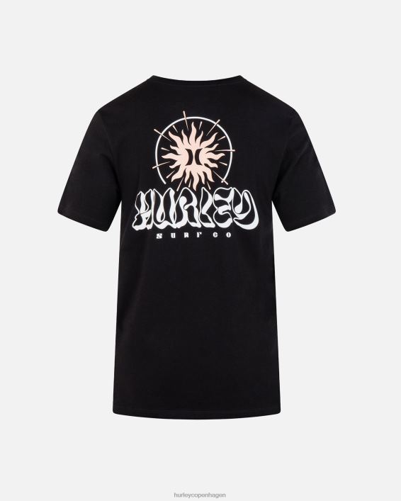 hverdags-kosmisk groove kortærmet t-shirt Mænd sort tøj Hurley D404N19