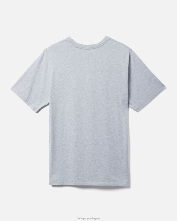 hverdags one and only fm t-shirt Mænd mørkegrå lyng tøj Hurley D404N297
