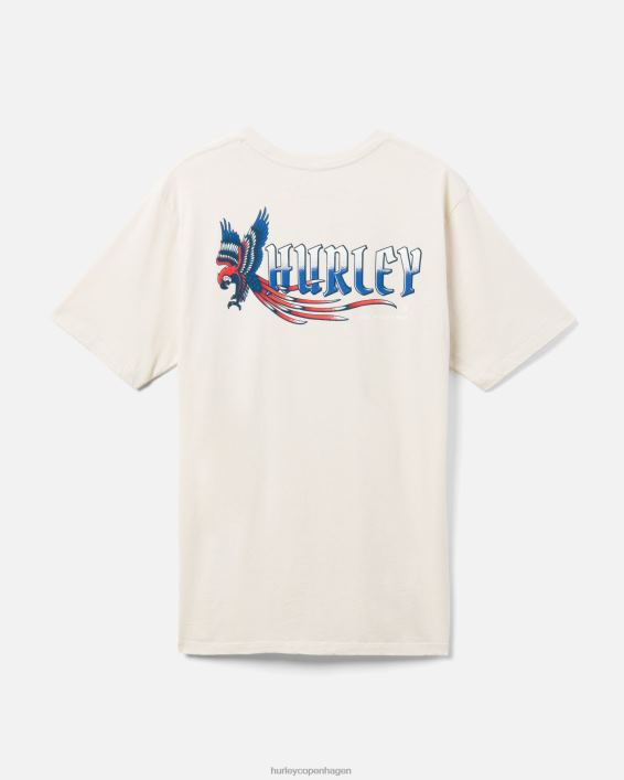 hverdags pirat papegøje t-shirt Mænd knogle tøj Hurley D404N293