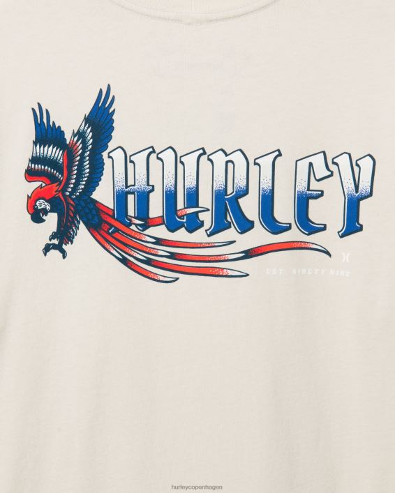 hverdags pirat papegøje t-shirt Mænd knogle tøj Hurley D404N293