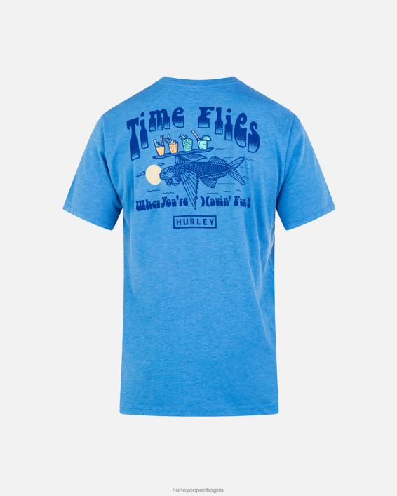 hverdags sjov kortærmet t-shirt Mænd havudsigt tøj Hurley D404N24