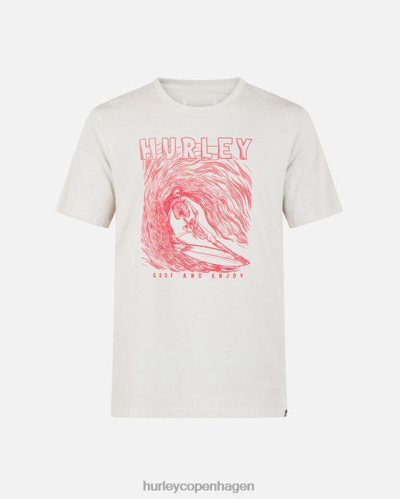 hverdags surf skelly kortærmet t-shirt Mænd knogle tøj Hurley D404N25