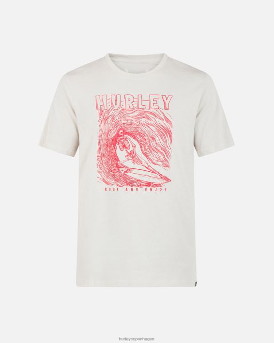 hverdags surf skelly kortærmet t-shirt Mænd knogle tøj Hurley D404N25