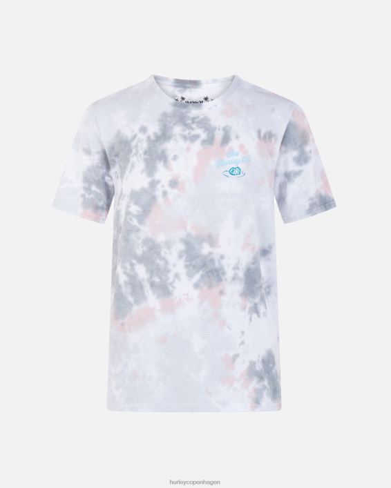 hverdags tie dye bunden op kortærmet t-shirt Mænd platin tøj Hurley D404N10