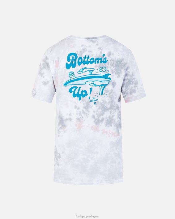 hverdags tie dye bunden op kortærmet t-shirt Mænd platin tøj Hurley D404N10