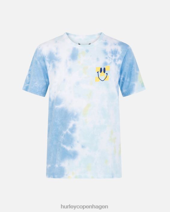 hverdags tie dye trippy ananas kortærmet t-shirt Mænd blå drøm tøj Hurley D404N8