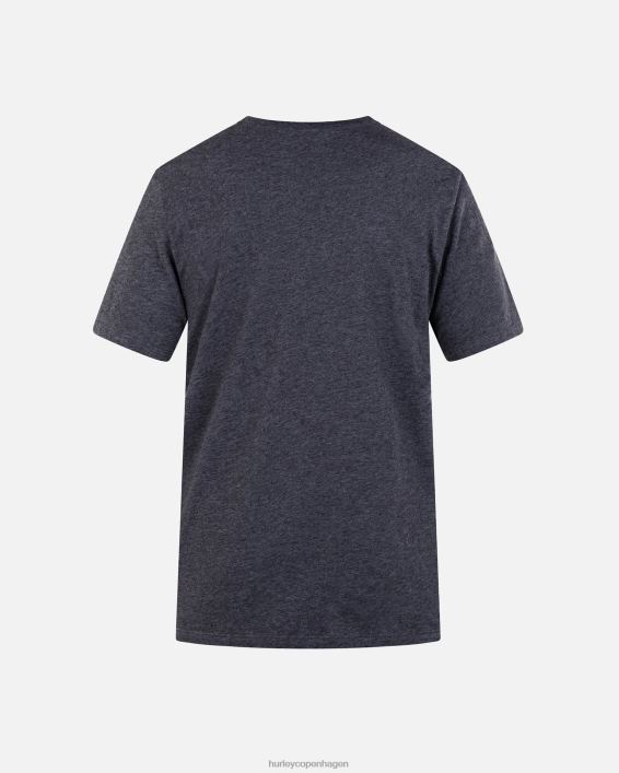 hverdagsdrifter kortærmet t-shirt Mænd sort lyng tøj Hurley D404N18