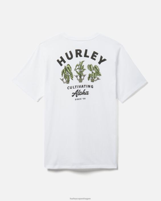 hverdagsdyrke t-shirt Mænd hvid tøj Hurley D404N339