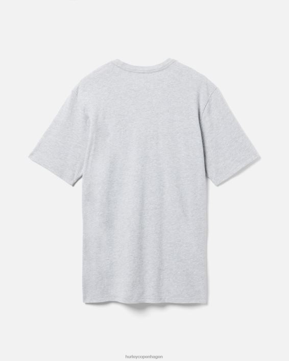 hverdagsjungler t-shirt Mænd mørkegrå lyng tøj Hurley D404N285