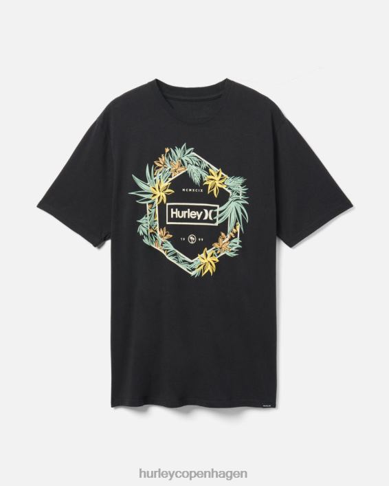 hverdagsjungler t-shirt Mænd sort tøj Hurley D404N380