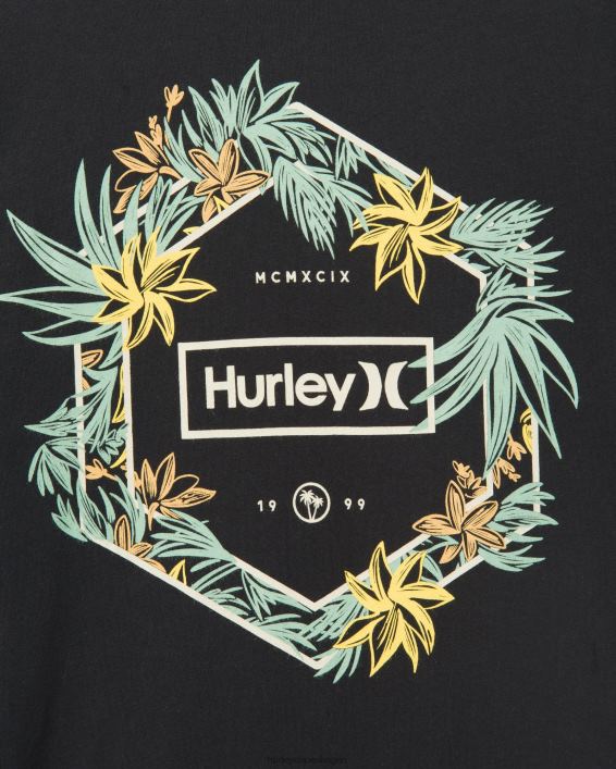 hverdagsjungler t-shirt Mænd sort tøj Hurley D404N380