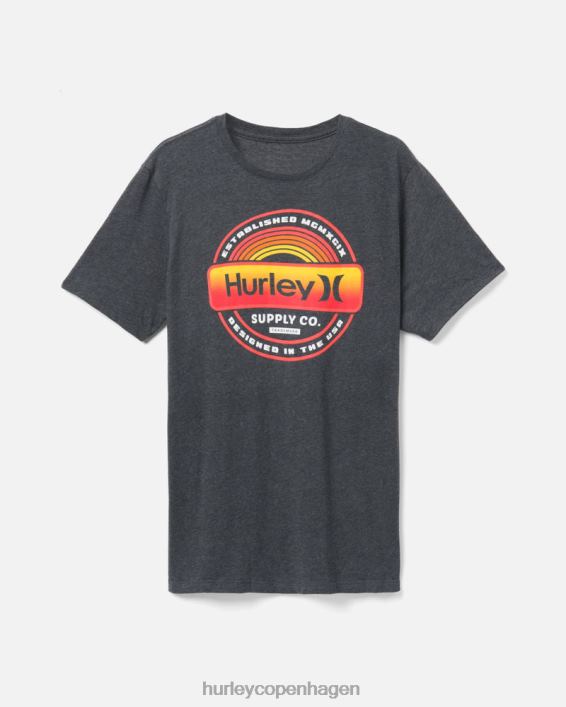 hverdagsmærke kortærmet Mænd sort lyng tøj Hurley D404N357