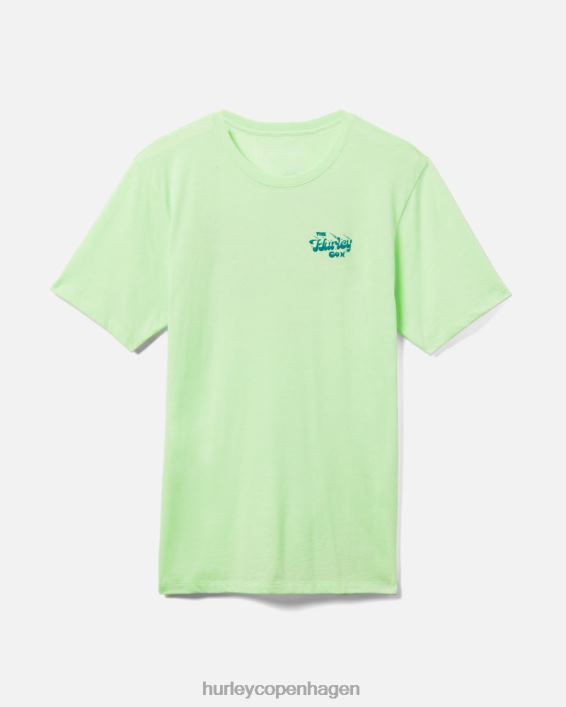 hverdagsvasket shatki kortærmet t-shirt Mænd lyse-grøn tøj Hurley D404N409