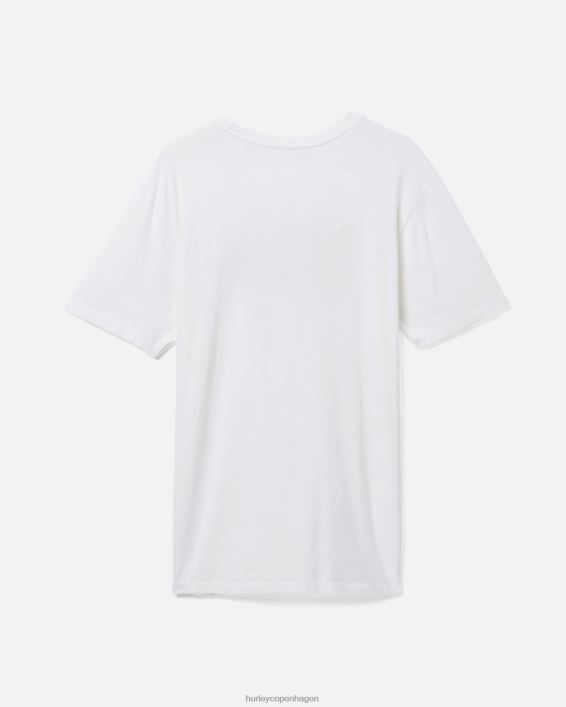 hverdagsvasket tropisk optisk kortærmet t-shirt Mænd hvid tøj Hurley D404N399