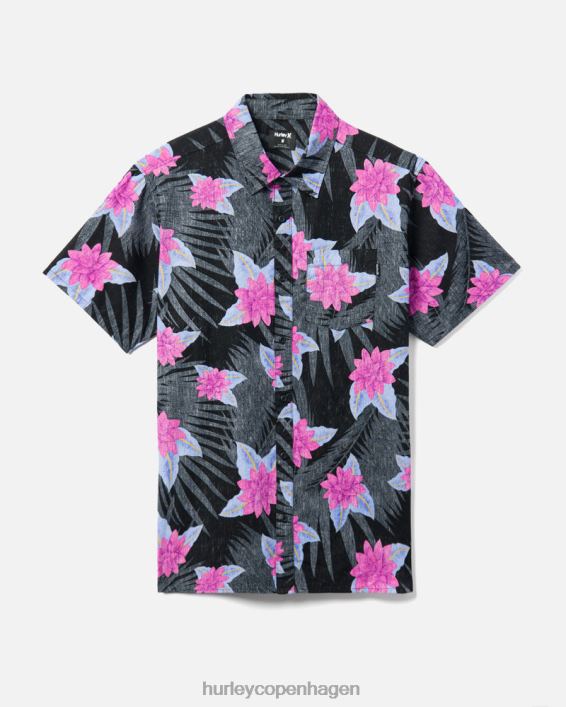 kile økologisk t-shirt Mænd sort tøj Hurley D404N307