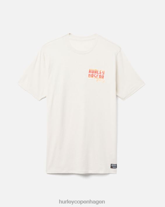 nascar x hverdags hurtigere kortærmet t-shirt Mænd knogle tøj Hurley D404N265