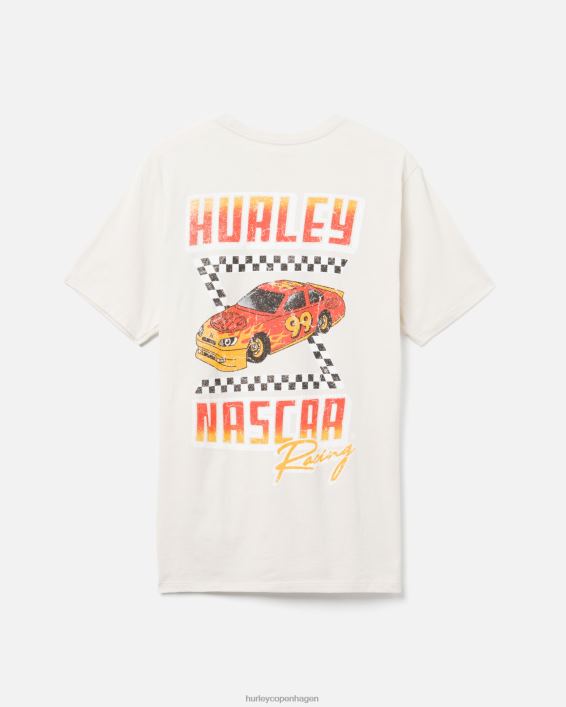 nascar x hverdags hurtigere kortærmet t-shirt Mænd knogle tøj Hurley D404N265