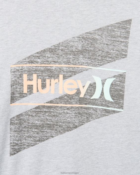 hverdagens ene og eneste slashed langærmet Mænd mørkegrå lyng tøj Hurley D404N344