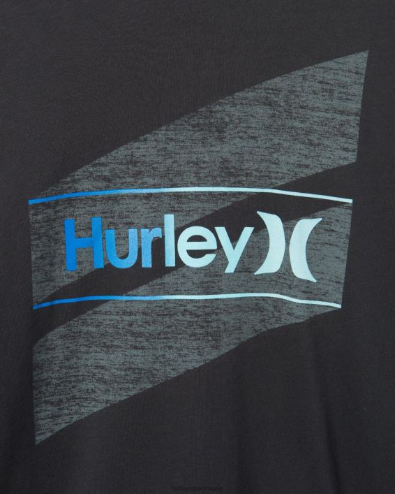 hverdagens ene og eneste slashed langærmet Mænd sort tøj Hurley D404N311