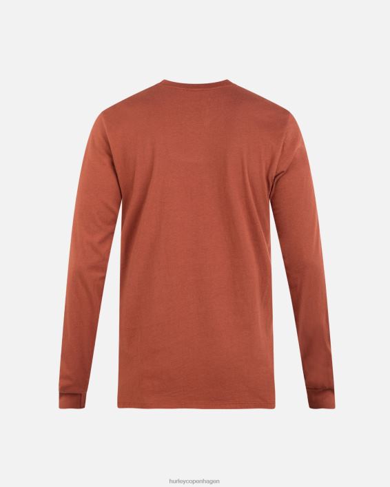 hverdagens eneste ikon langærmet Mænd zion rust tøj Hurley D404N326