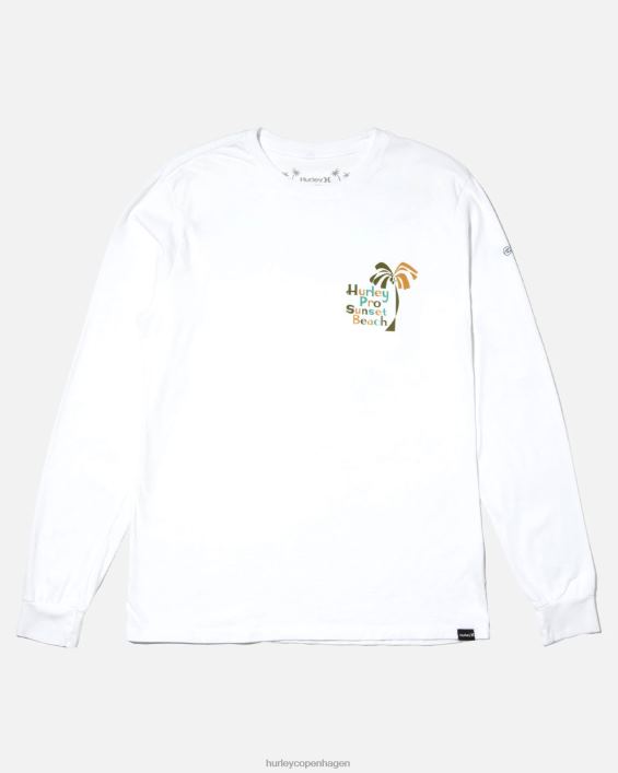 pro sunset beach langærmet t-shirt Mænd hvid tøj Hurley D404N404